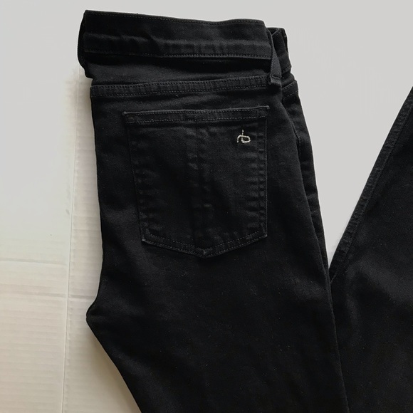 Rag and Bone Stiletto Boot cut black jeans 28 - Picture 5 of 16